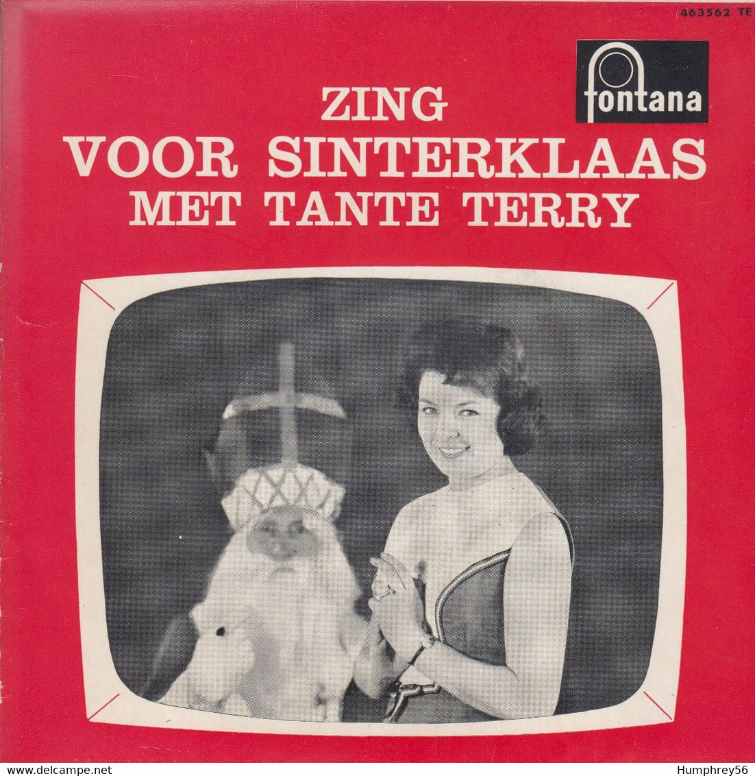 Esther Van GINDEREN-VERBEECK (Tante Terry) - Zing Voor Sinterklaas Met Tante Terry - 45 T - Maxi-Single