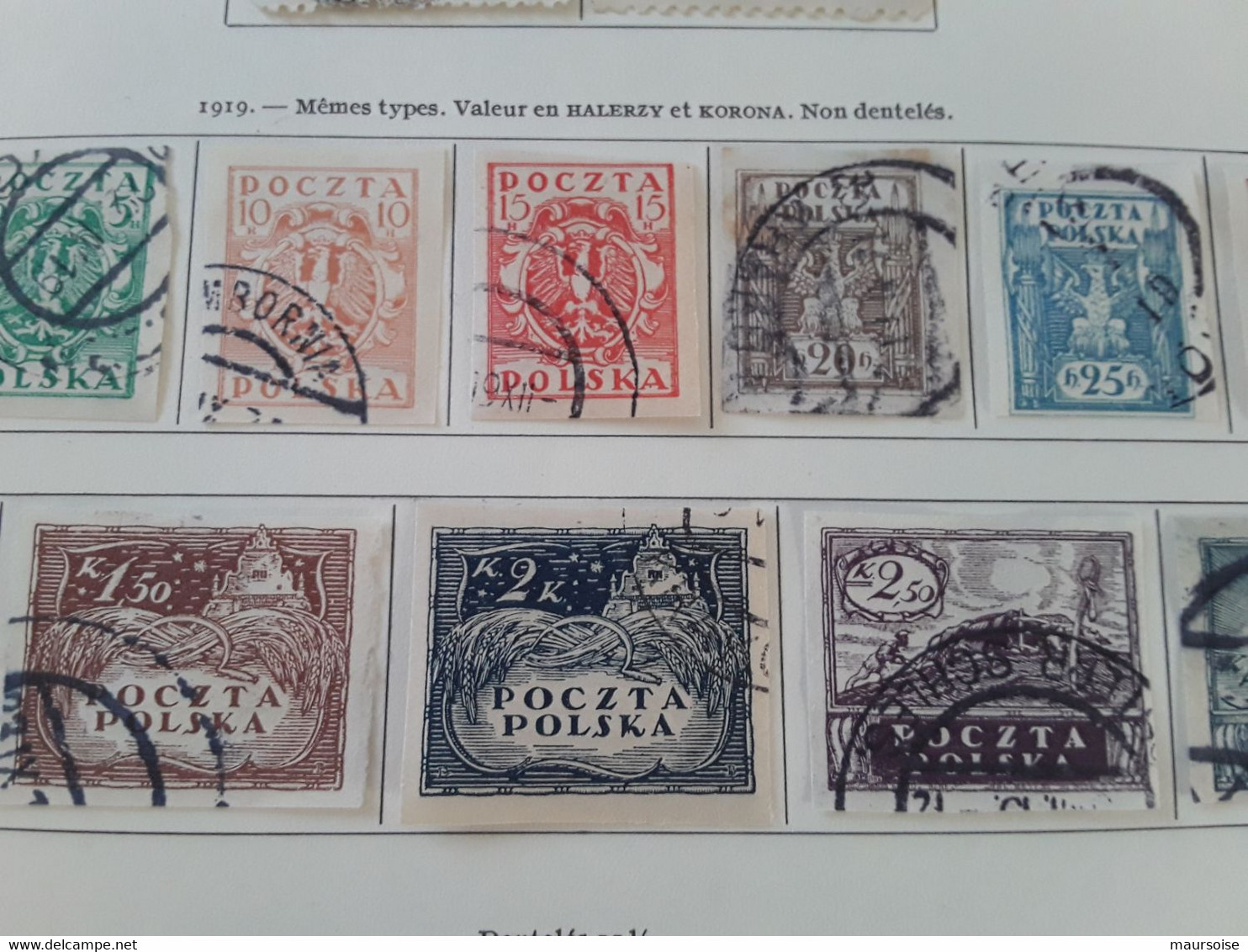 TIMBRES DE 1919   Entre Numéros  159 Et 195 - Otros & Sin Clasificación