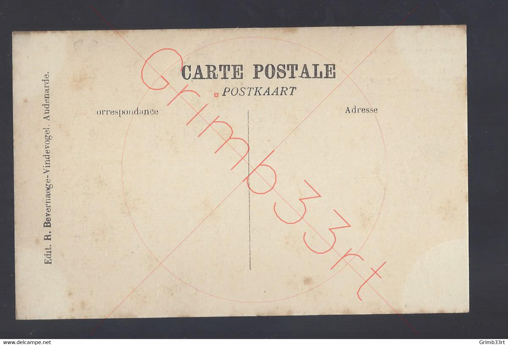 Audenarde - Cheminée De La Salle Des Pas Perdus - Postkaart - Oudenaarde