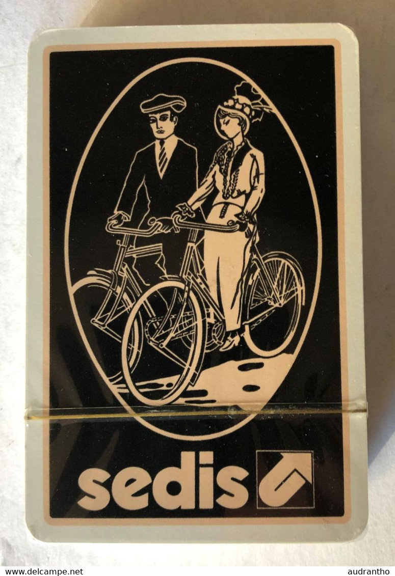 Jeu De 54 Cartes à Jouer Publicitaire NEUF Roue Pignon Cylisme Chaîne Vélo Grimaud France - 54 Cartes