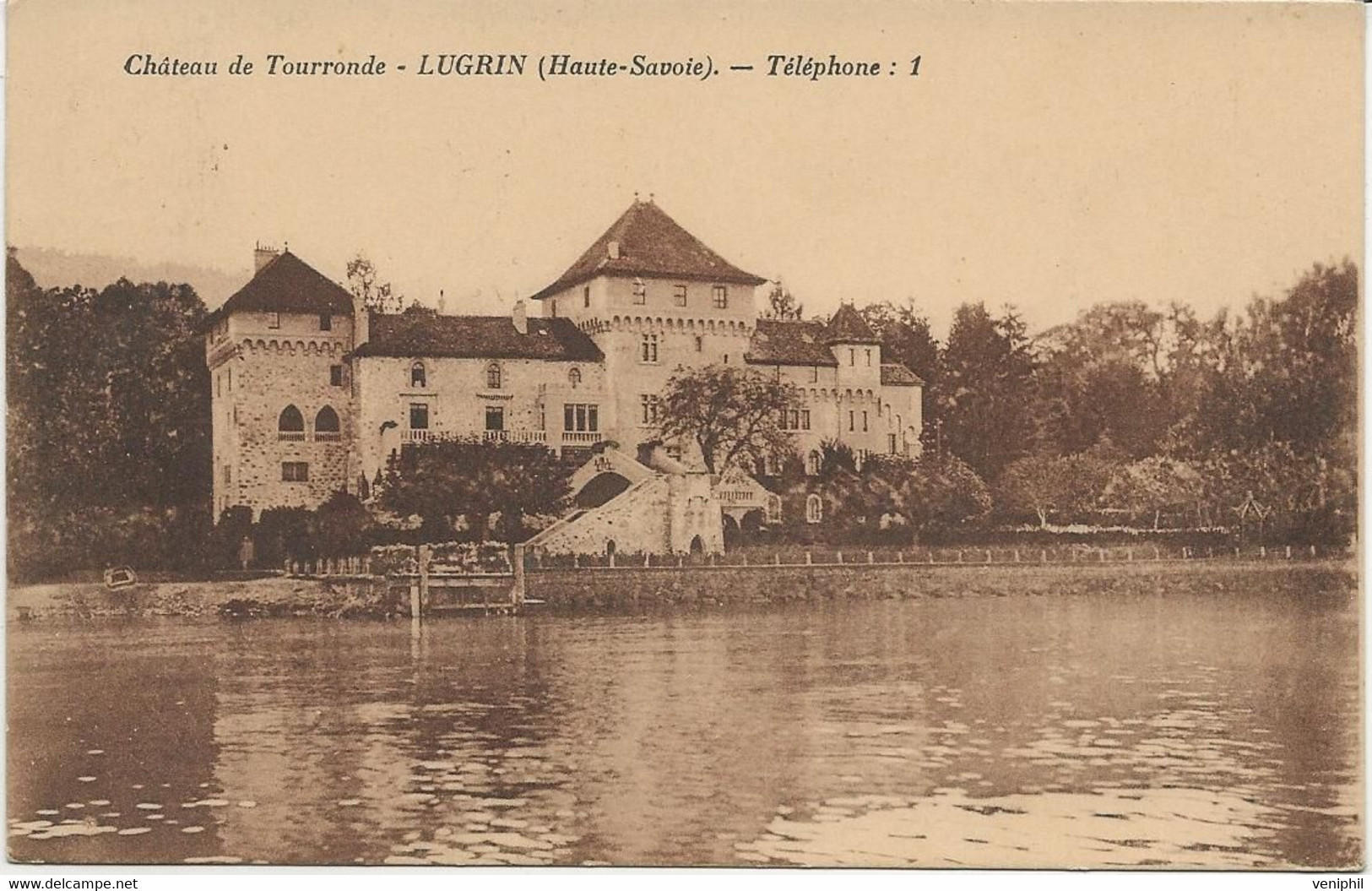 LUGRIN - HAUTE - SAVOIE- CHATEAU DE TOURRONDE -TELEPHONE1 - Lugrin