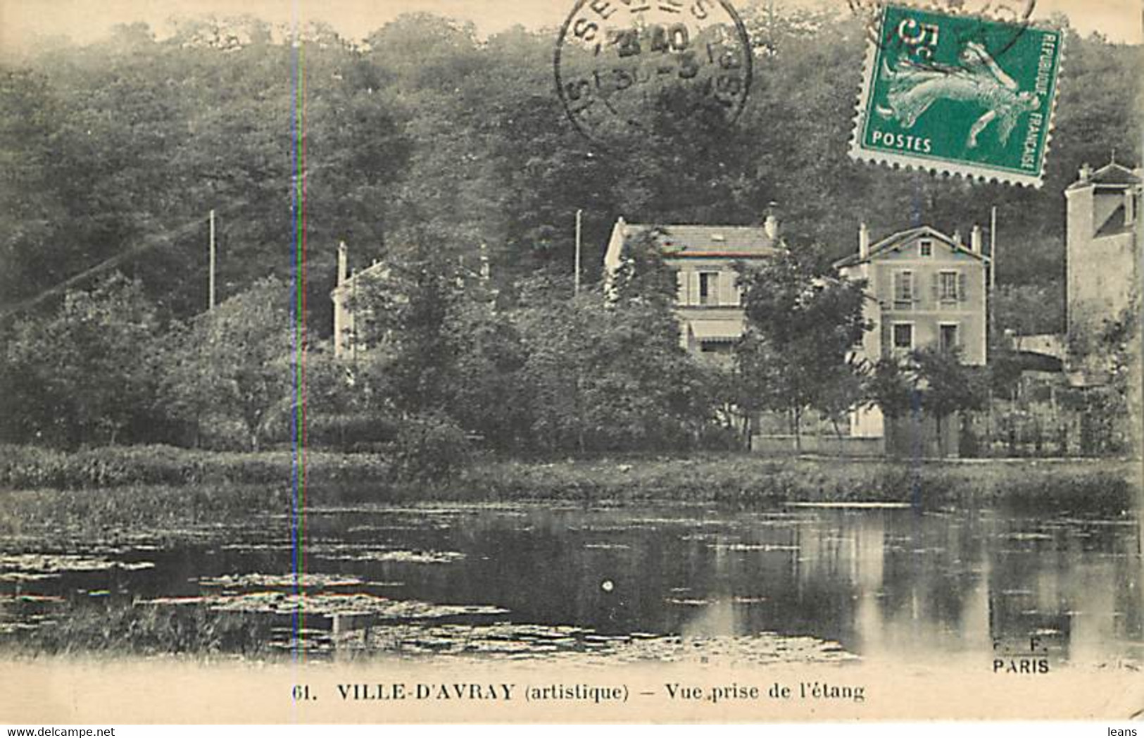 VILLE D AVRAY - Vue Prise De L'étang - 61 FF - Ville D'Avray