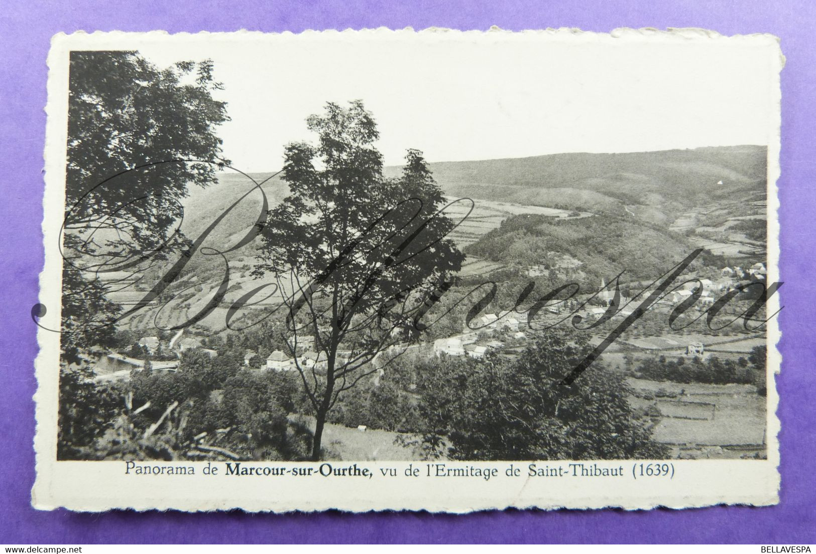 Marcourt Sur Ourthe  Panorama Vu De L'Hermitage De Saint-Thibaut ( 1639). - Rendeux