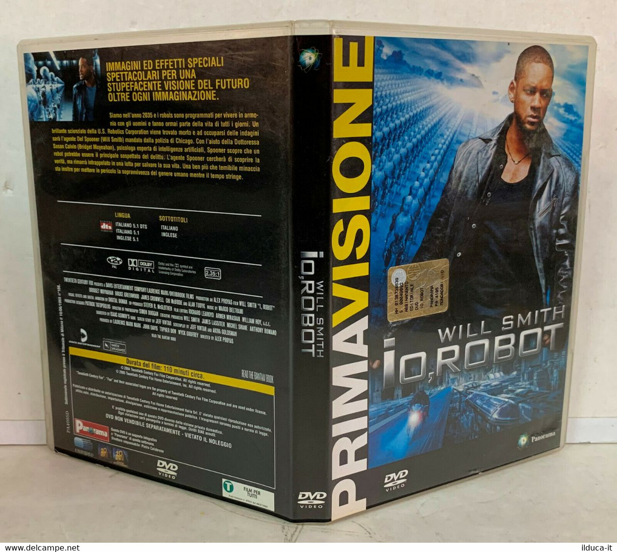 01251 DVD - IO, ROBOT - Will Smith (2004) - Sciences-Fictions Et Fantaisie