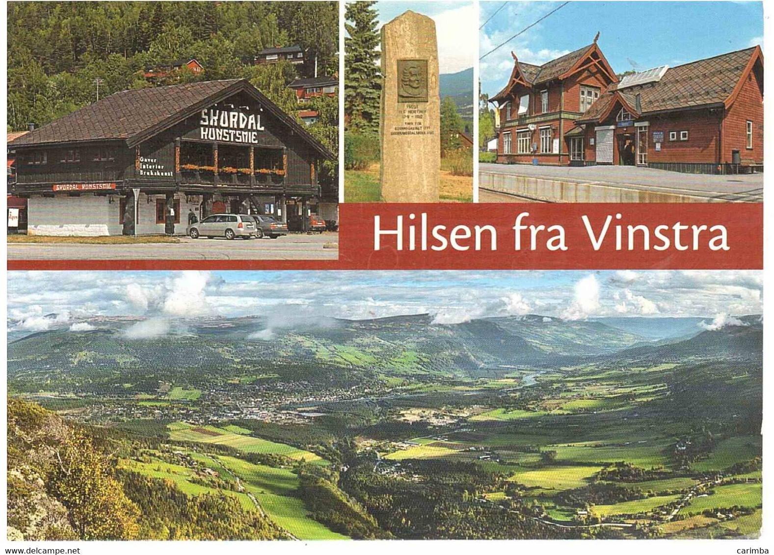 NORVEGIA 2017 SLATTEROYFYR EUROPA CARTOLINA HILSEN FRA VINSTRA PER ITALIA - Covers & Documents