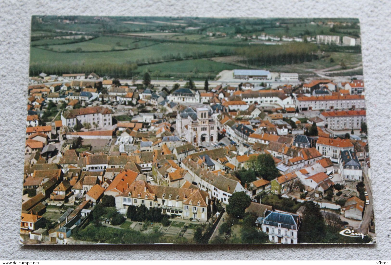 Cpm 1995, Digoin, Vue Générale Aérienne, Saône Et Loire 71 - Digoin