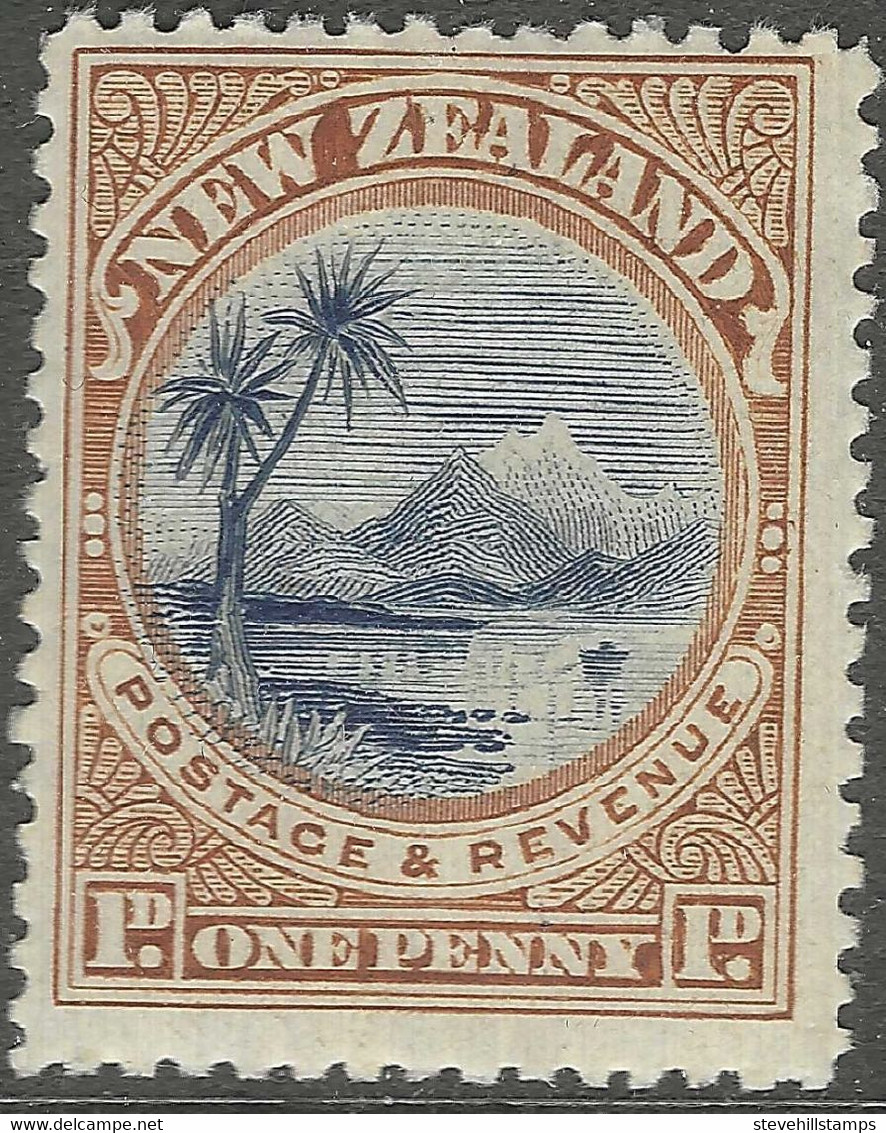 New Zealand. 1898 Definitives. 1d MH. SG 247 - Unused Stamps