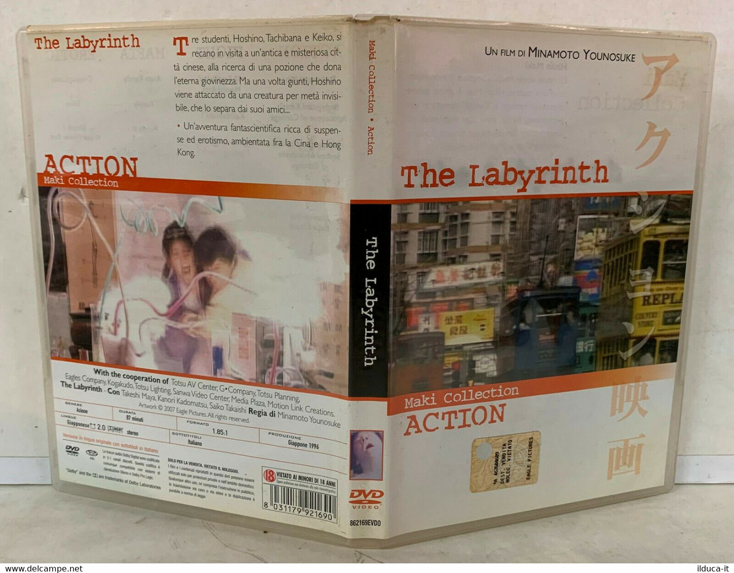 01291 DVD - THE LABYRINTH - Minamoto Younosuke (1996) - Sciences-Fictions Et Fantaisie