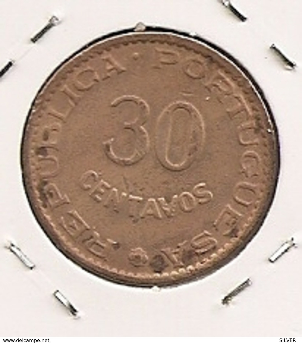 TIMOR 30 CENTAVOS 1958 DIFICILLE - Timor