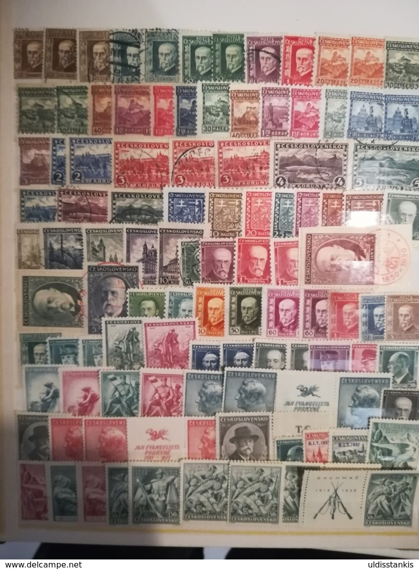 Czechoslovakian Stamp Collection - Other & Unclassified