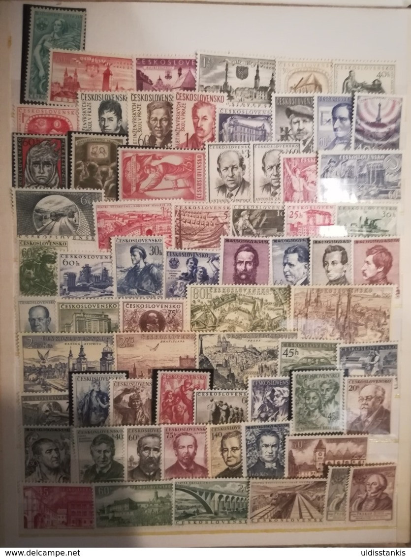 Czechoslovakian stamp collection