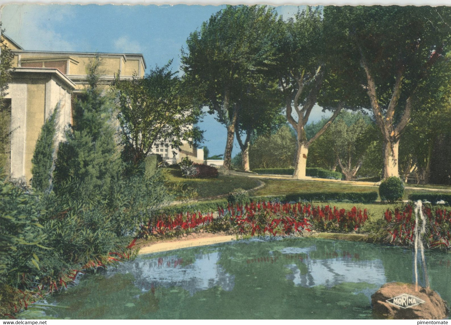 NARBONNE LE JARDIN DU PALAIS DU TRAVAIL 1967 - Narbonne