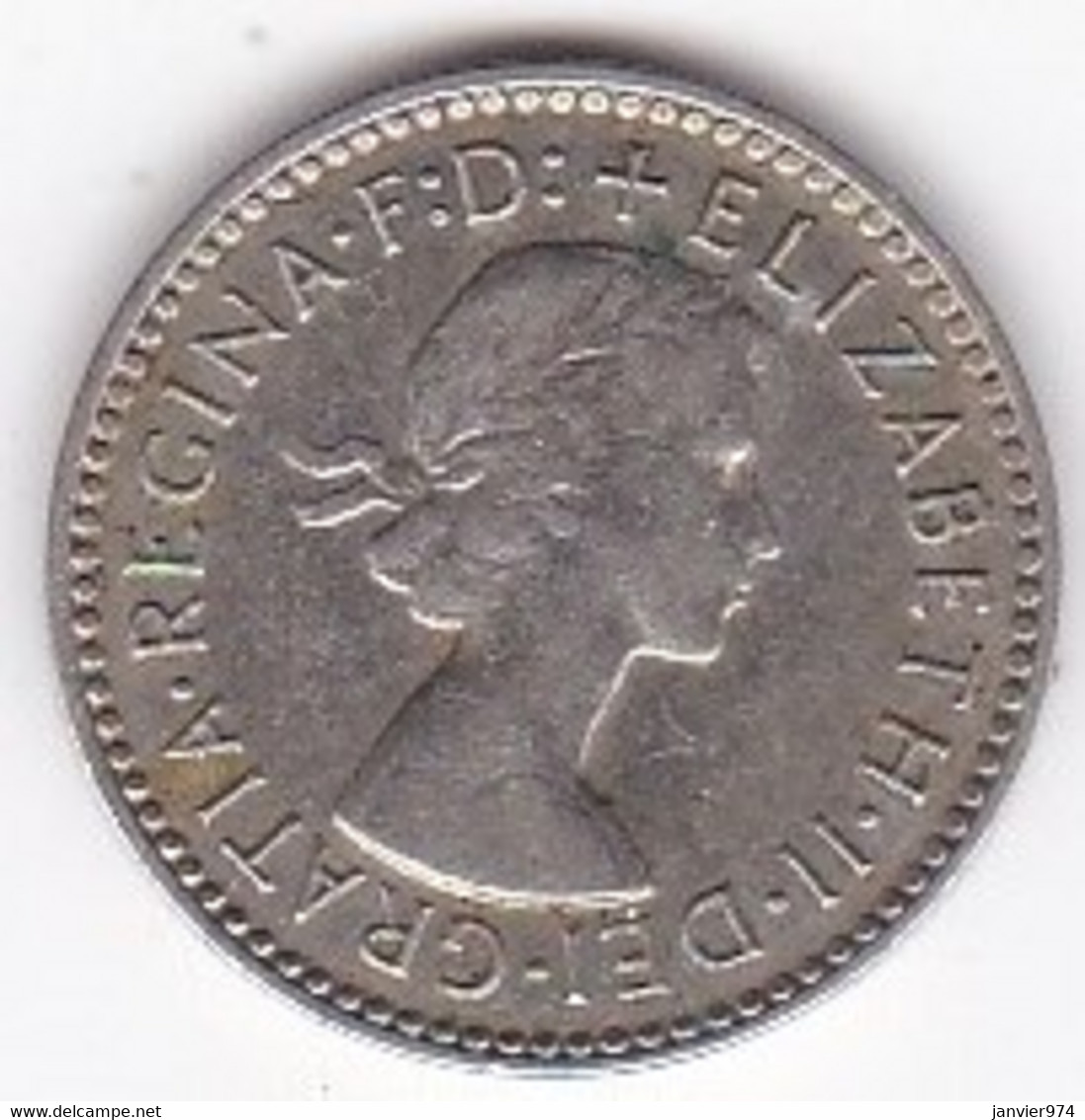 Australie 3 Pence 1957 Elizabeth II, En Argent, KM# 57 - Threepence