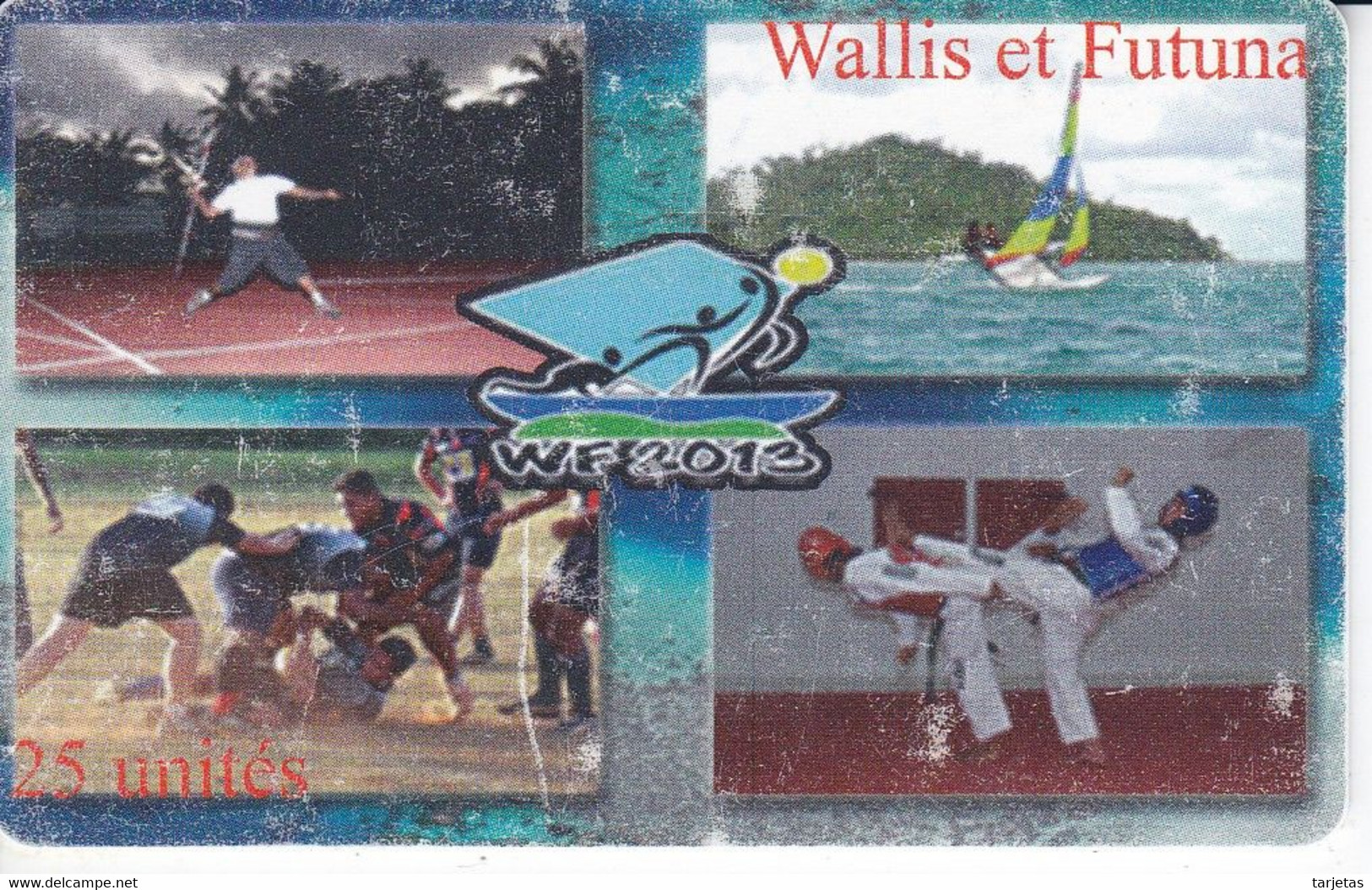TARJETA DE WALLIS ET FUTUNA DE 25 UNITES DE WF 2013 DEL AÑO 2013 (DEPORTE-SPORT) - Wallis En Futuna