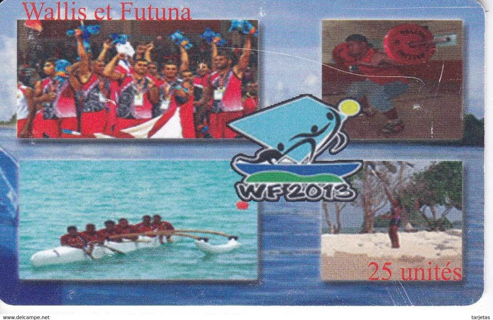 TARJETA DE WALLIS ET FUTUNA DE 25 UNITES DE WF 2013 DEL AÑO 2013 (DEPORTE-SPORT) - Wallis Und Futuna