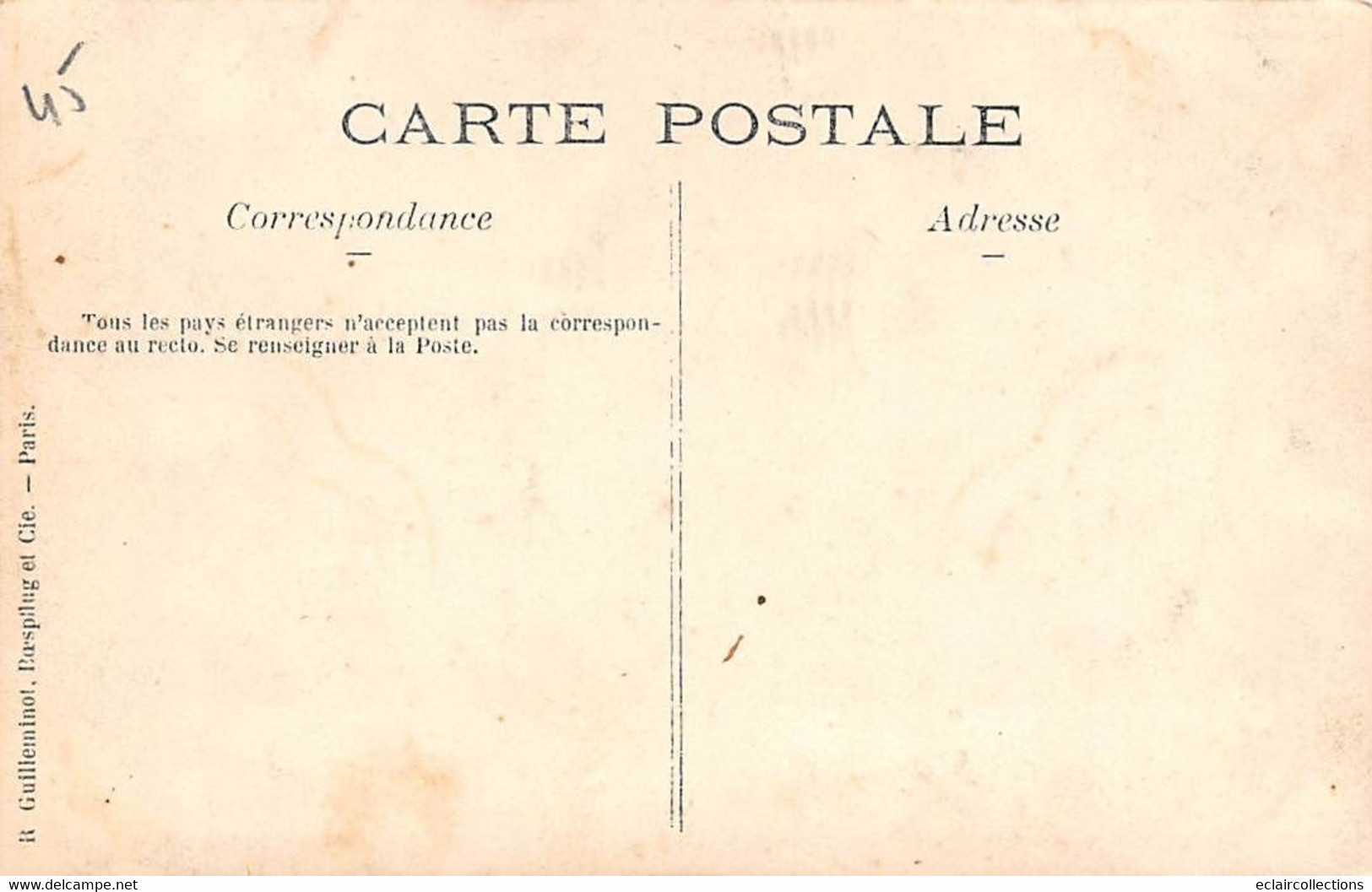 Cravant       45         Cyclone 1905  Les Dégats . Intérieur D'une Maison,  Carte Photo Joseph.  - 2 -    (voir Scan) - Sonstige & Ohne Zuordnung