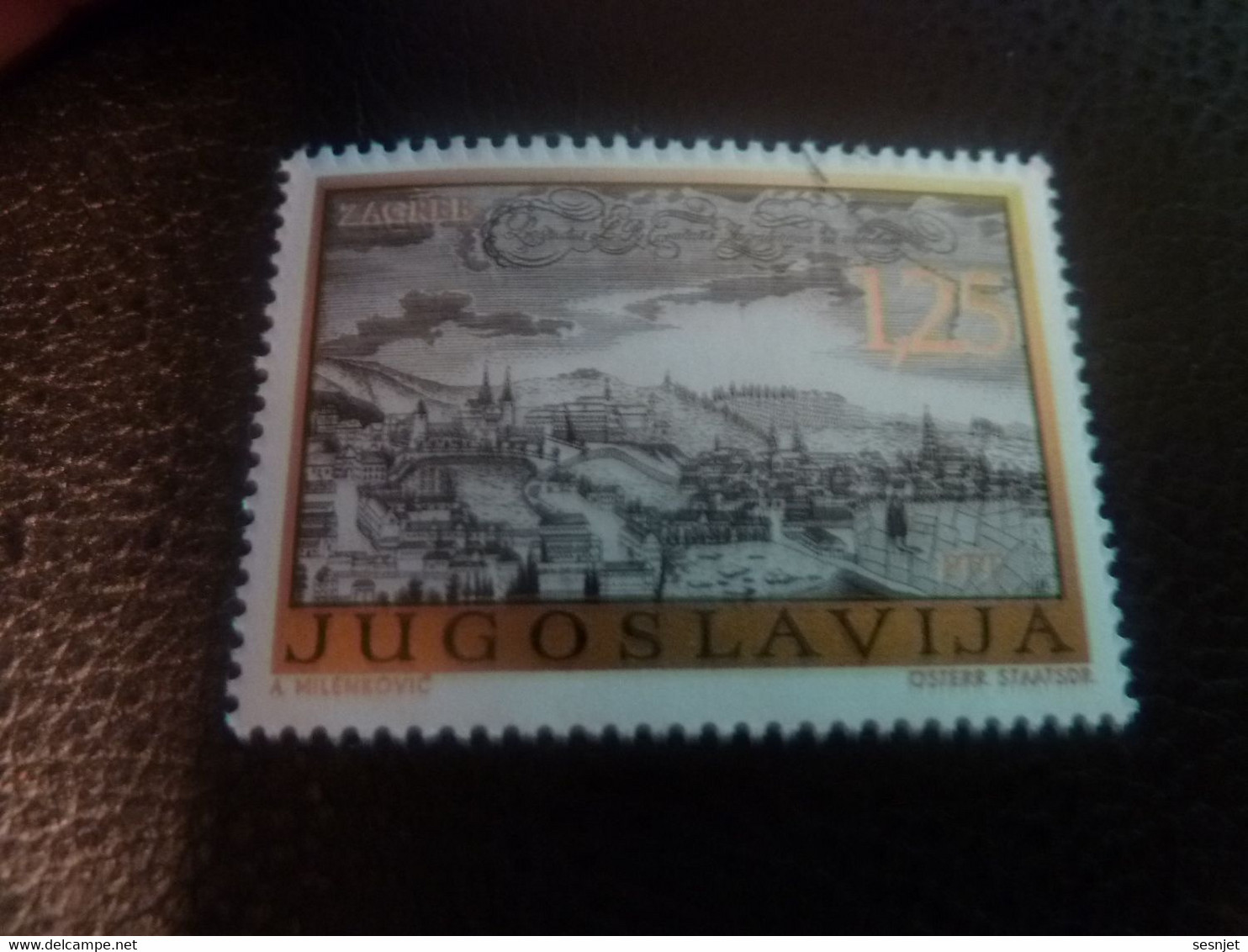 Ptt - Jugoslavija - Zagreb - Val 1.25 - Polychrome - Oblitéré - - Used Stamps