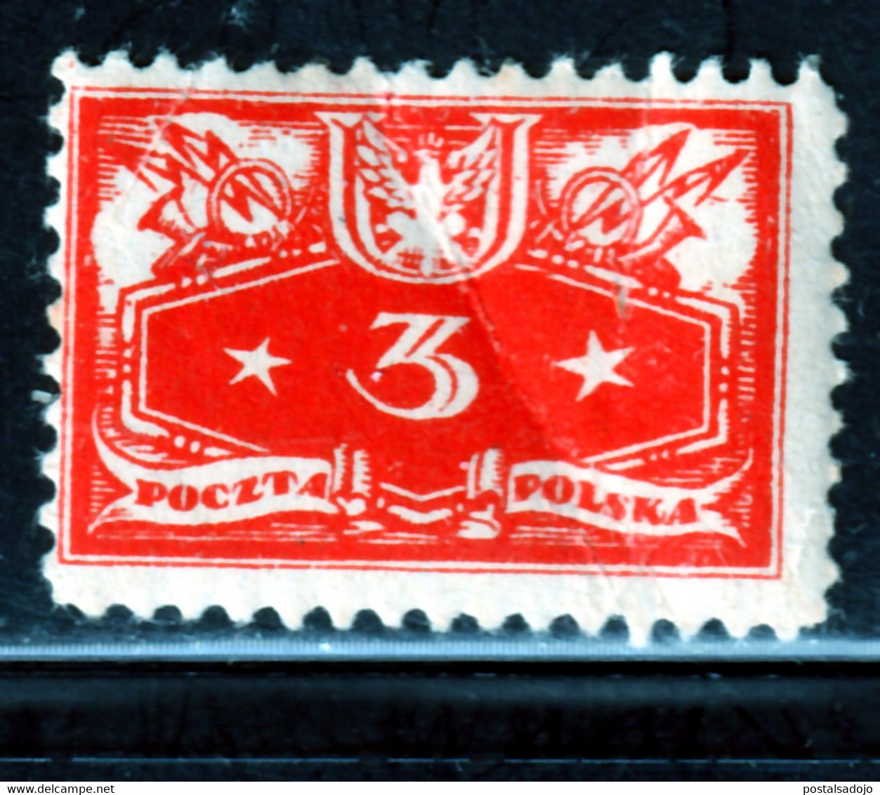 POLOGNE 484 // YVERT  1, SERVICE // 1920. - Taxe