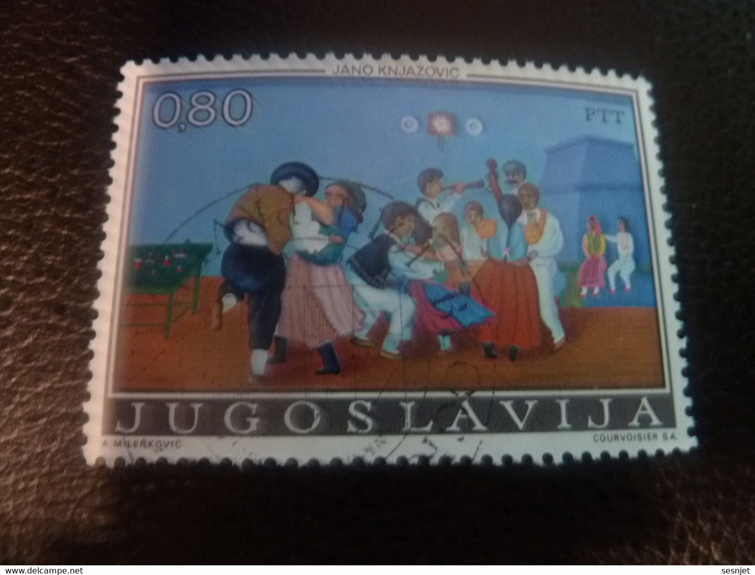 Ptt -Jugoslavija - Courvoisier - Val 0.80 - Multicolore - Oblitéré - - Used Stamps