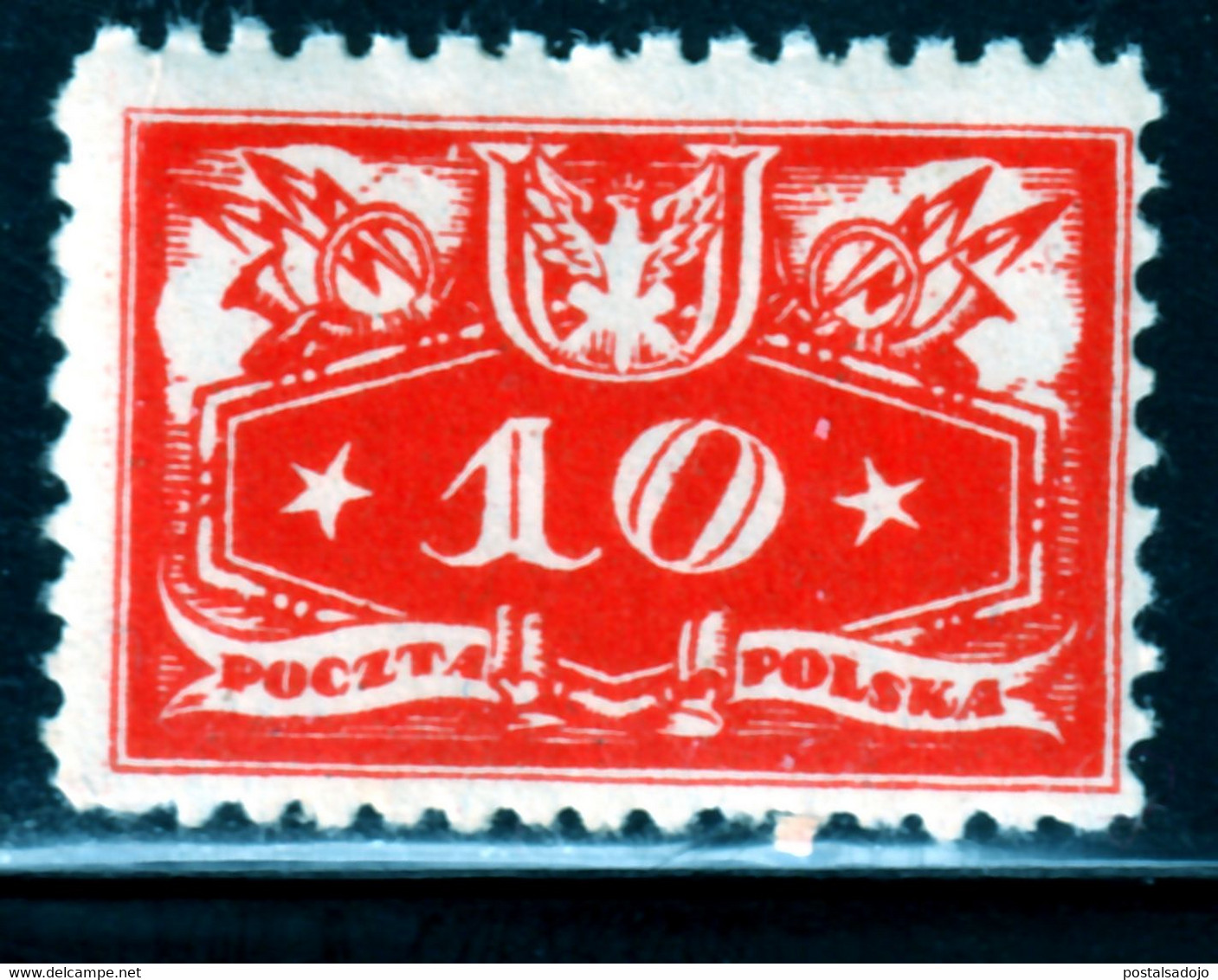 POLOGNE 485 // YVERT  3, SERVICE // 1920. - Portomarken