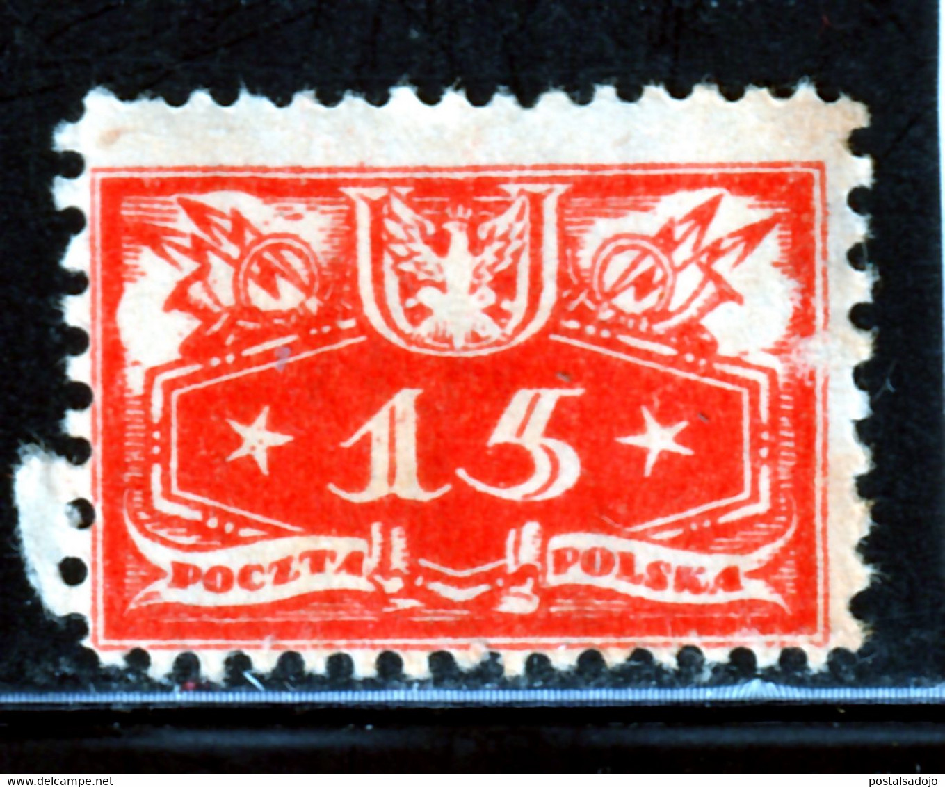 POLOGNE 486 // YVERT  4, SERVICE // 1920. - Taxe