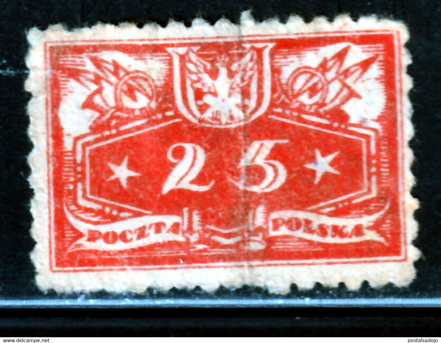 POLOGNE 487 // YVERT  5, SERVICE // 1920. - Portomarken