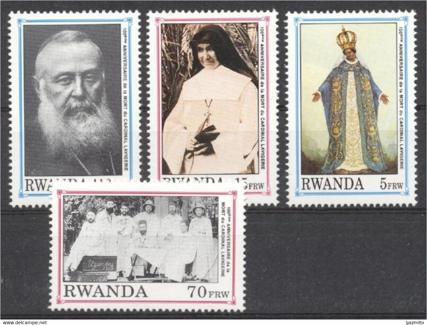 Rwanda 1992, Religios History Of Rwanda, Nune, Priest, 4val - Nuevos