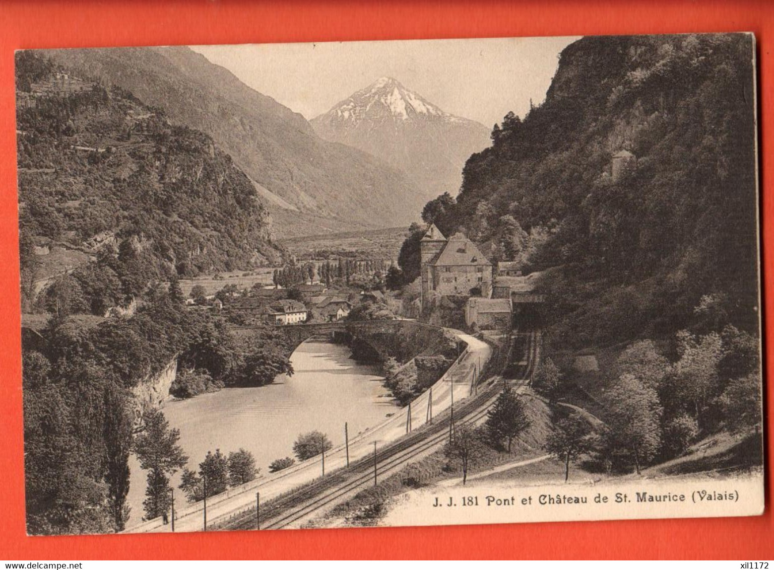 ZNJ-41  Saint-Maurice Pont Et Château  Jullien 181  Non Circulé - Saint-Maurice