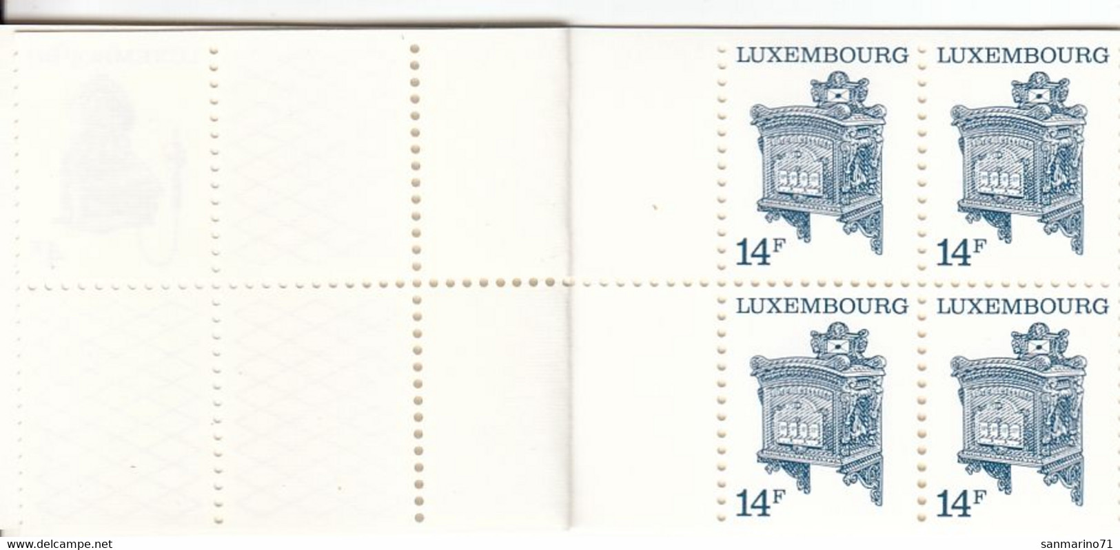 LUXEMBOURG 1281-1282,unused,carnet - Libretti