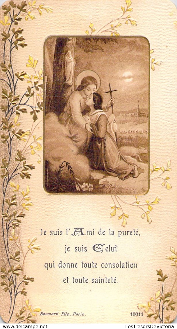 Souvenir Image Pieuse Communion Solennelle Valenciennes 18 Mai 1913 - Renée Dehorter - Institution Jeanne D'arc - Kommunion Und Konfirmazion