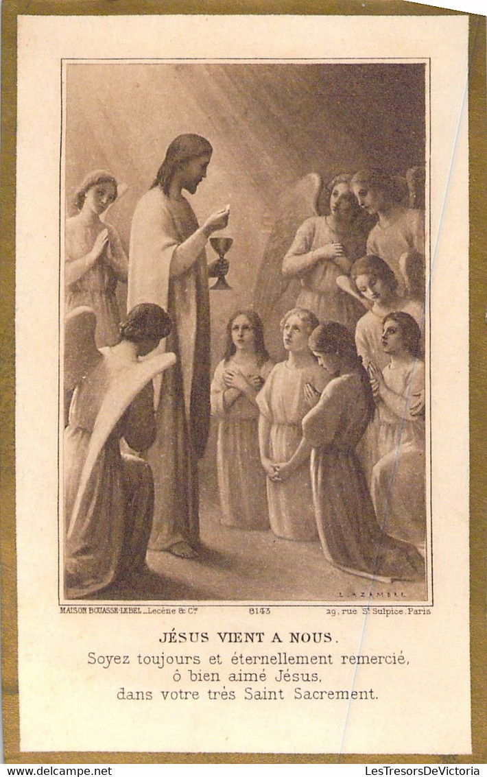 Lot X 2 Souvenir Image Pieuse Communion Solennelle Alix Meurisse - 18 Mai 1913 - Institution Jeanne D'arc - Comunioni