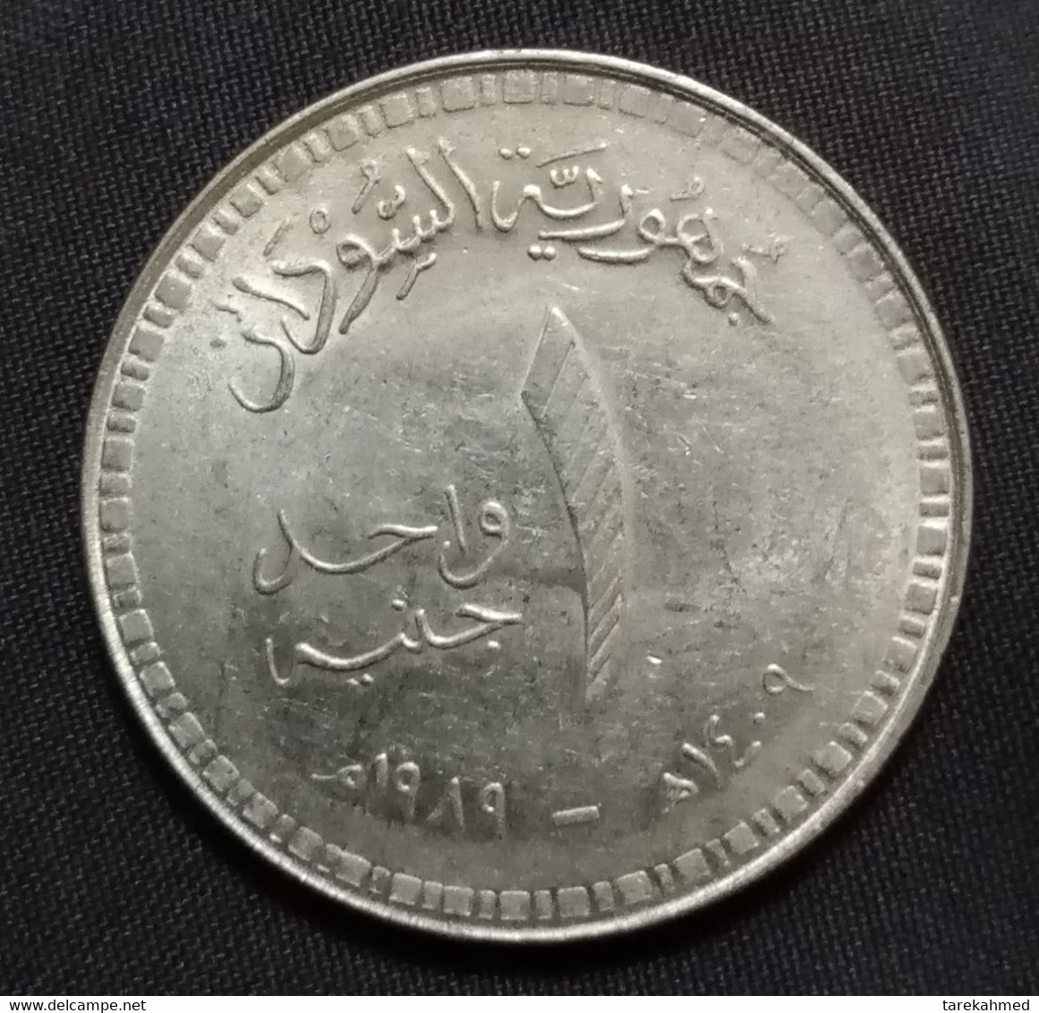 Sudan - AH1409 (1989) - 1 Pound - KM106 , Agouz - Sudan