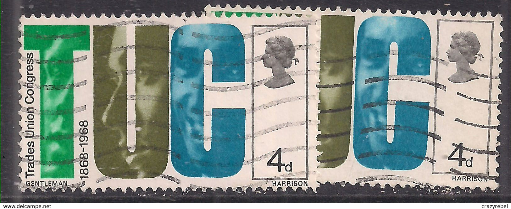 GB 1968 QE2 4d Anniversaries Error Small Gap U-C SG 767   ( D809 ) - Variétés, Erreurs & Curiosités