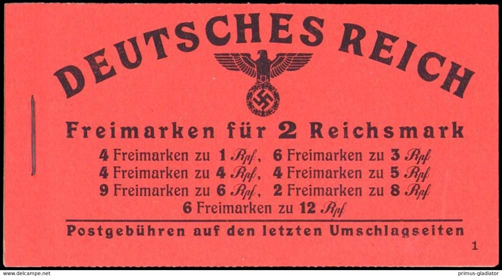 1941, Deutsches Reich, MH 48.3, ** - Libretti