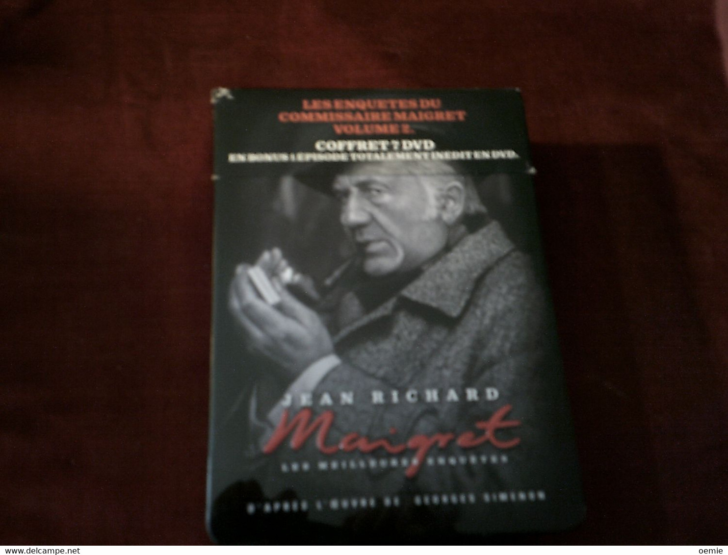 LES ENQUETES DU COMMISAIRE MAIGRET  COFFRTE 7 DVD  EN BONUS 1 EPISODE INEDIT EN DVD  COFFRET METAL - Classiques