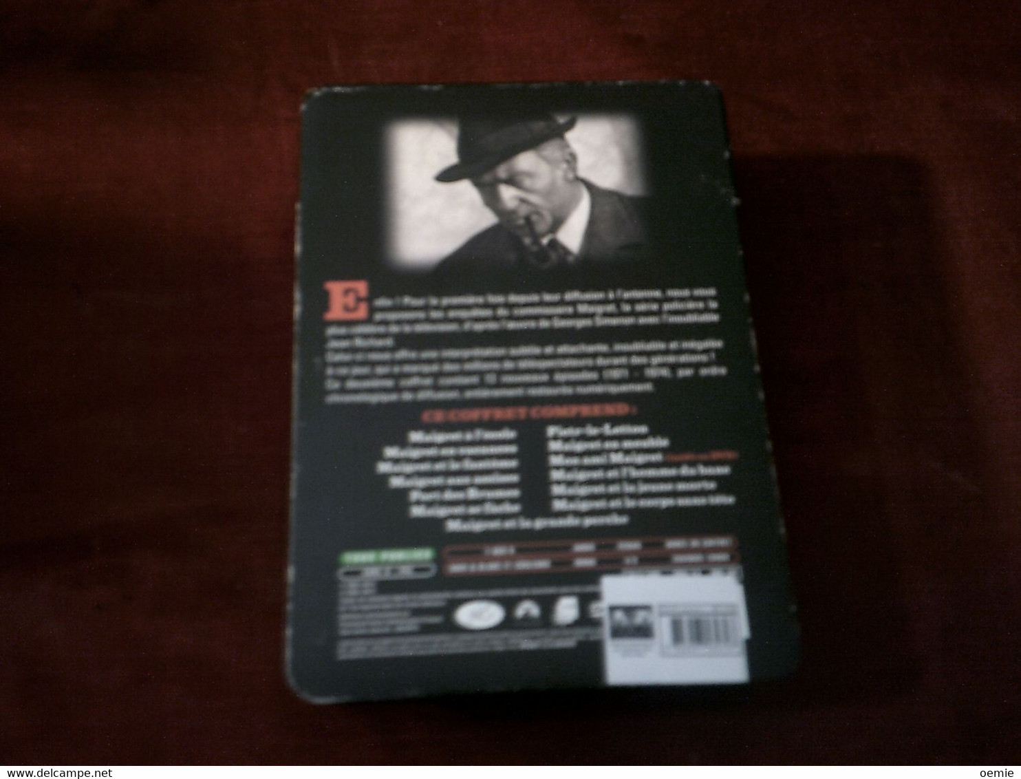 LES ENQUETES DU COMMISAIRE MAIGRET  COFFRTE 7 DVD  EN BONUS 1 EPISODE INEDIT EN DVD  COFFRET METAL - Classiques
