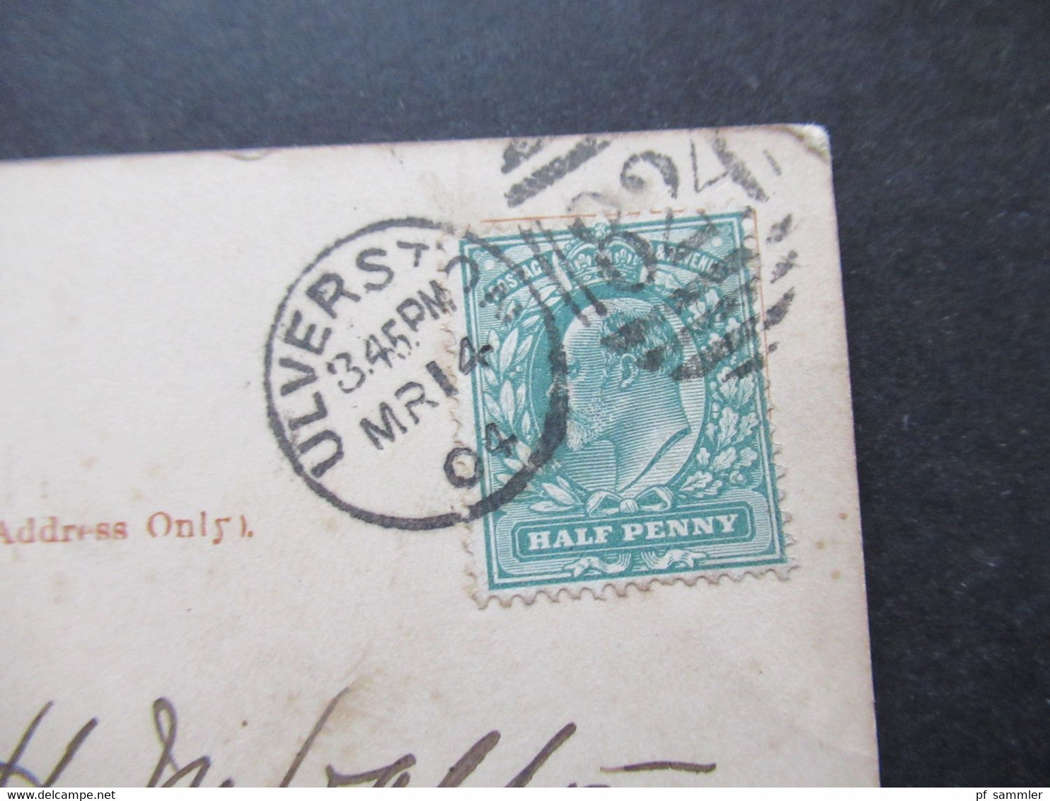 AK 1904 GB Bardsea And Chapel Island Stempel Ulverston Und Nr. 824 - Andere & Zonder Classificatie