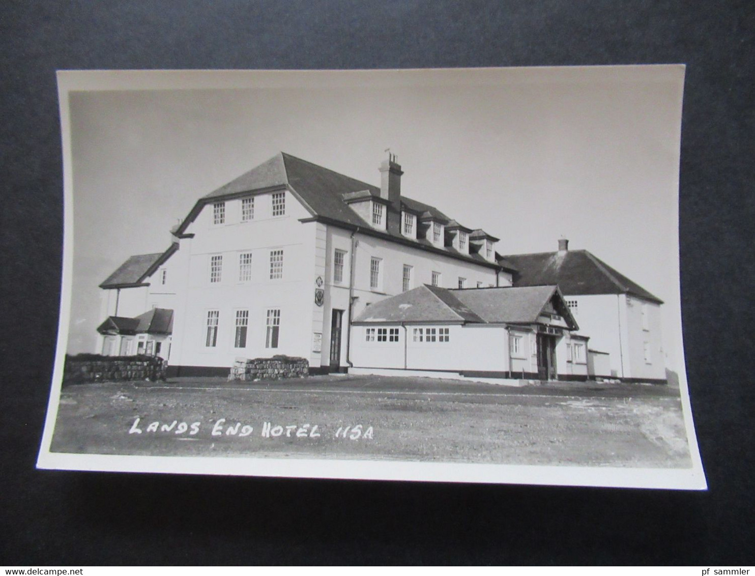 Echtfoto AK 1930 / 40er Jahre GB Cornwall Lands End Hotel - Hotels & Gaststätten