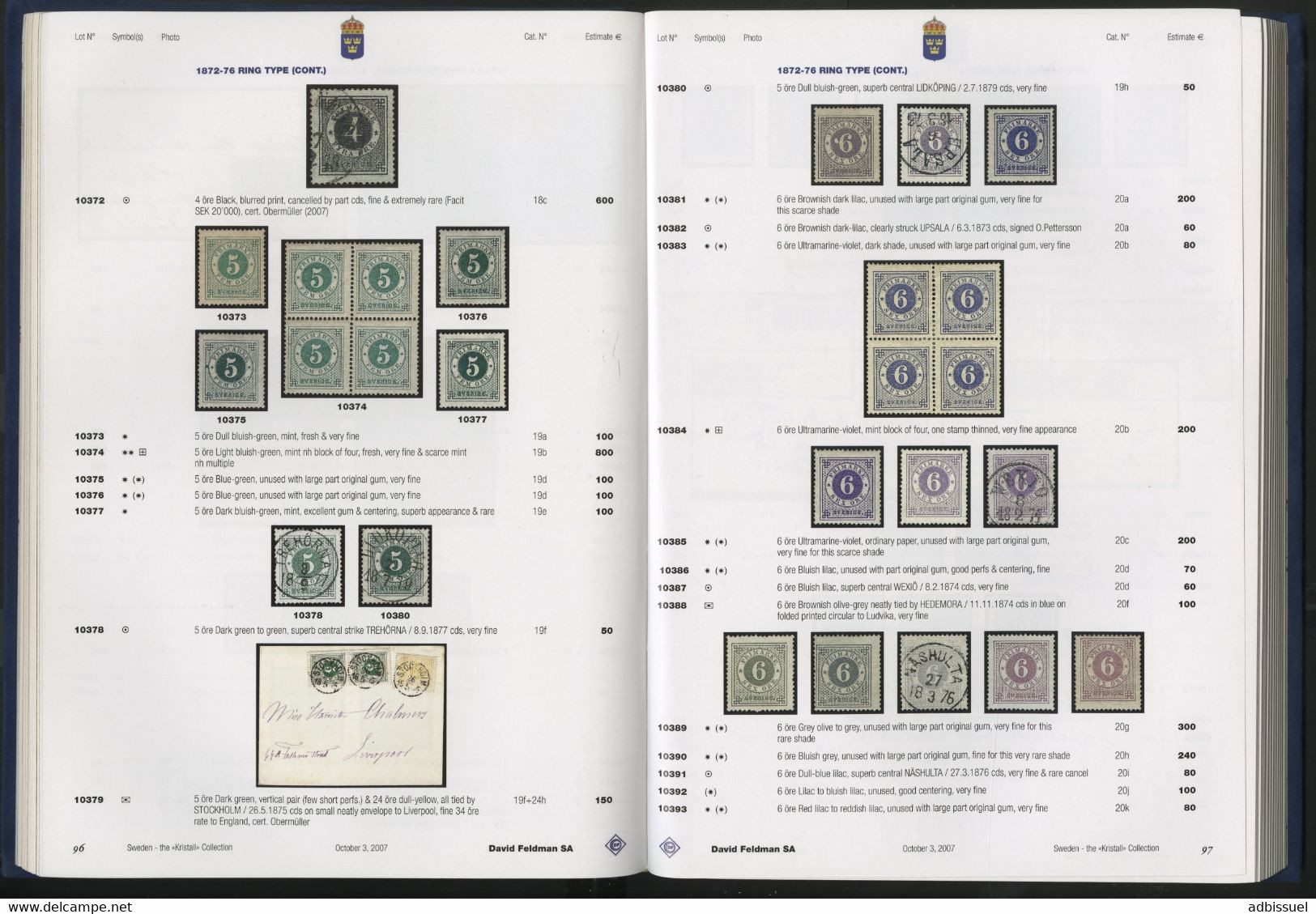 CLASSIC SWEDEN THE KRISTALL COLLECTION SCANDINAVIA & FINLAND (voir Description) - Catalogues For Auction Houses