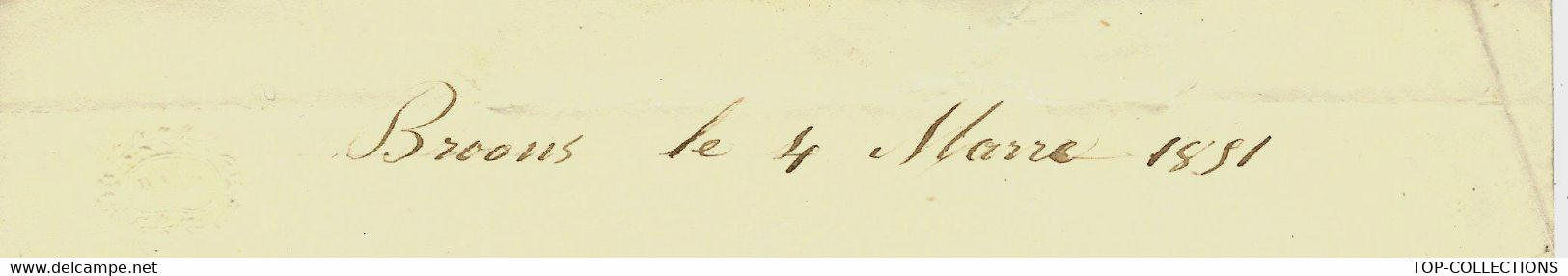 1851 BOIS FORETS De Broons Cotes D'Armor Par Chateaubourg GARDE FORESTIER DEGATS CHEVAUX => Forges De Port Brillet Laval - Historische Dokumente