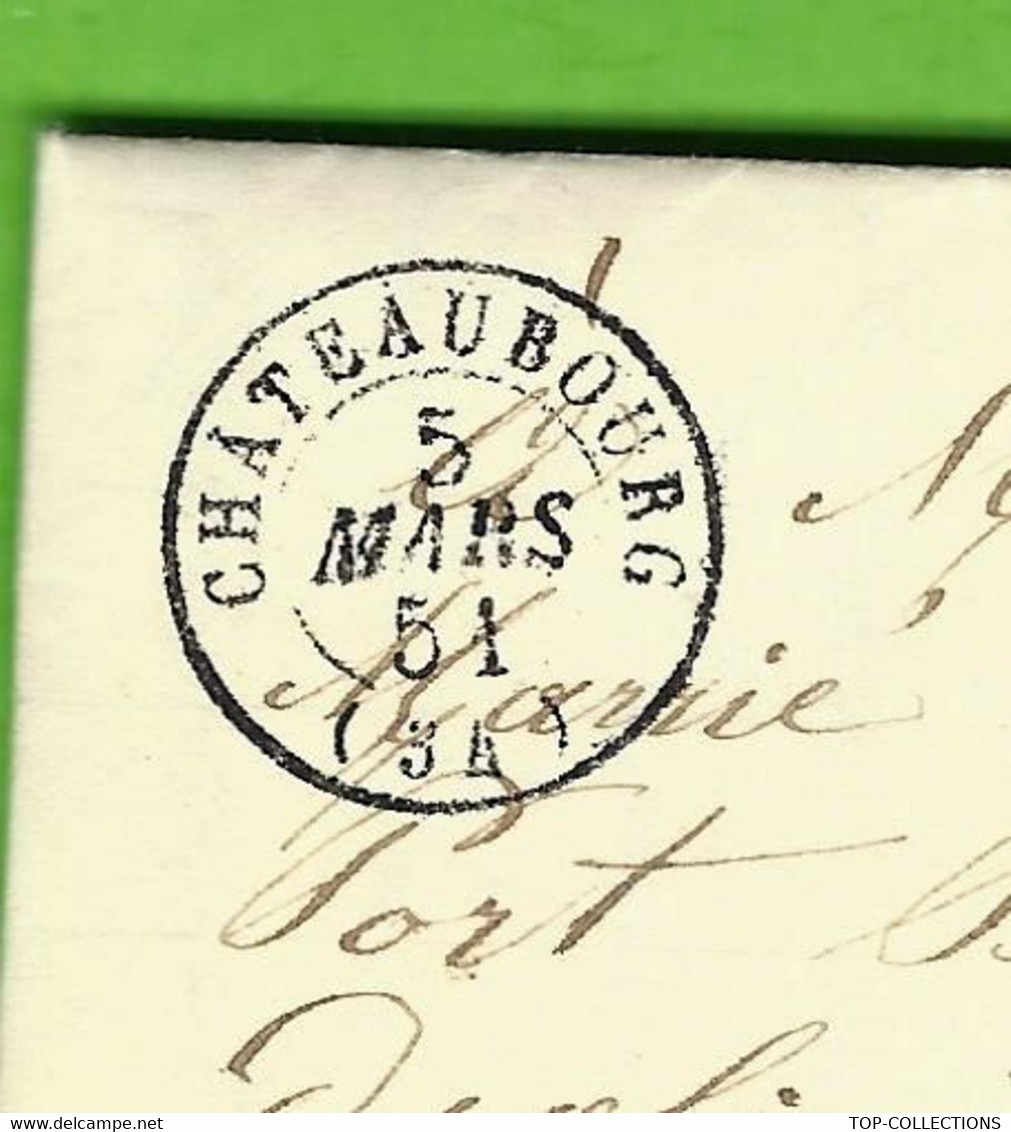 1851 BOIS FORETS De Broons Cotes D'Armor Par Chateaubourg GARDE FORESTIER DEGATS CHEVAUX => Forges De Port Brillet Laval - Documents Historiques