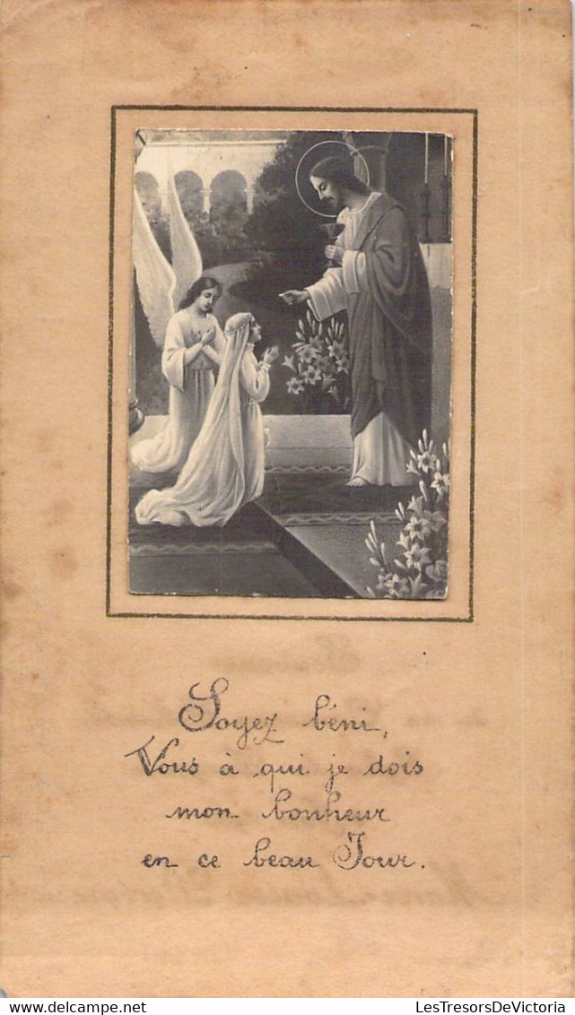 Souvenir De Communion Solennelle - Image Pieuse - Eglise De Dompierre - 8 Juin 1930 - Marie Louise Dereme - Kommunion Und Konfirmazion