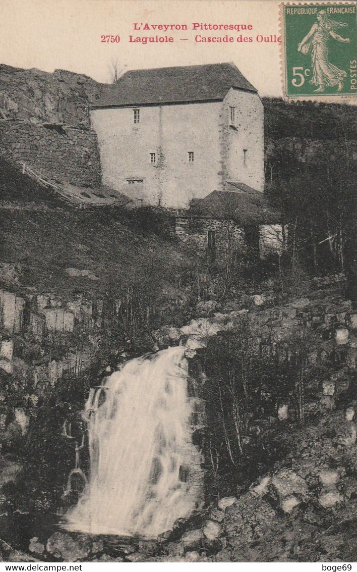 (NO) 12 AVEYRON ;  LAGUIOLE ; Cascade - Laguiole