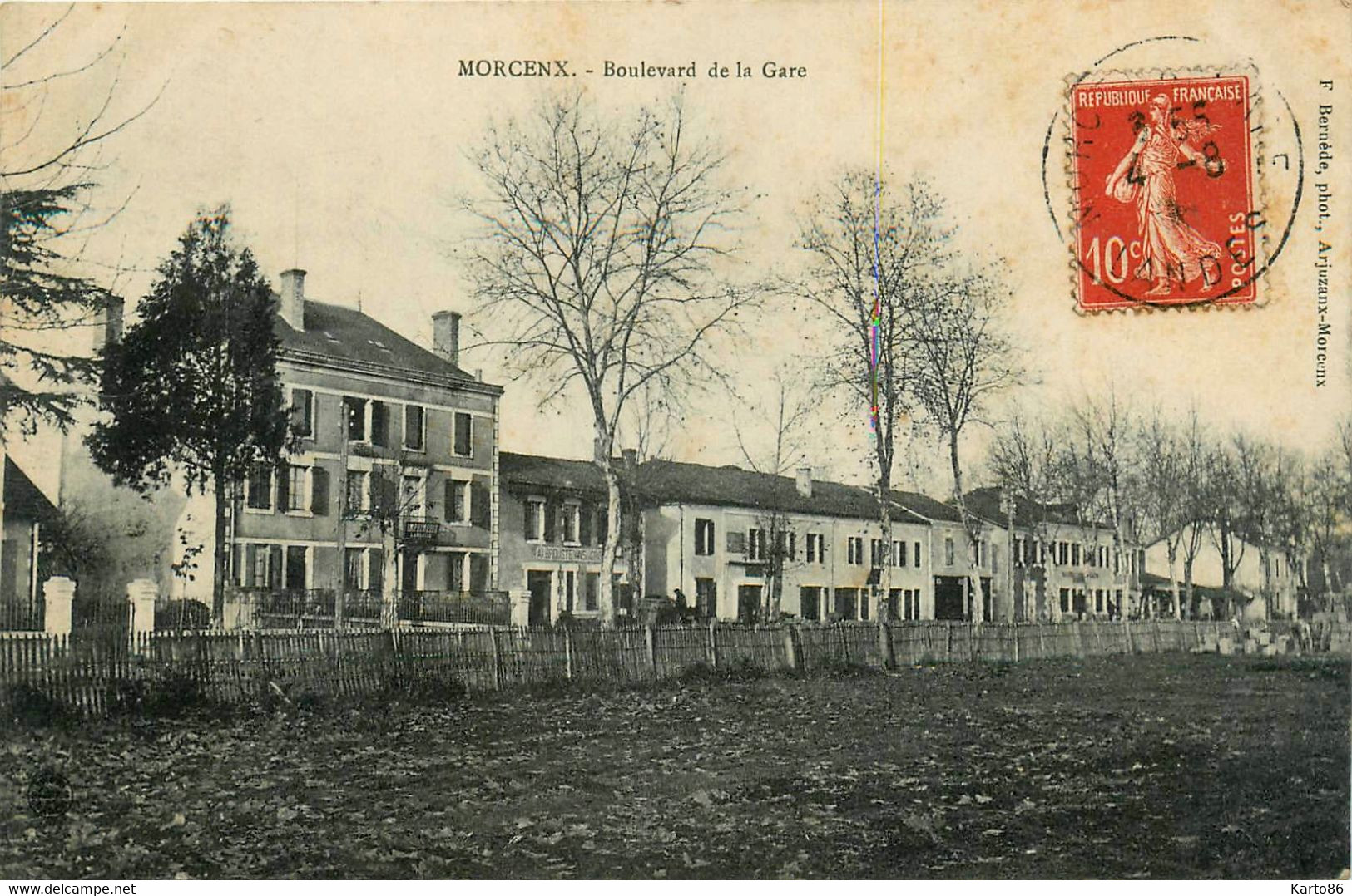 Morcenx * Le Boulevard De La Gare - Morcenx