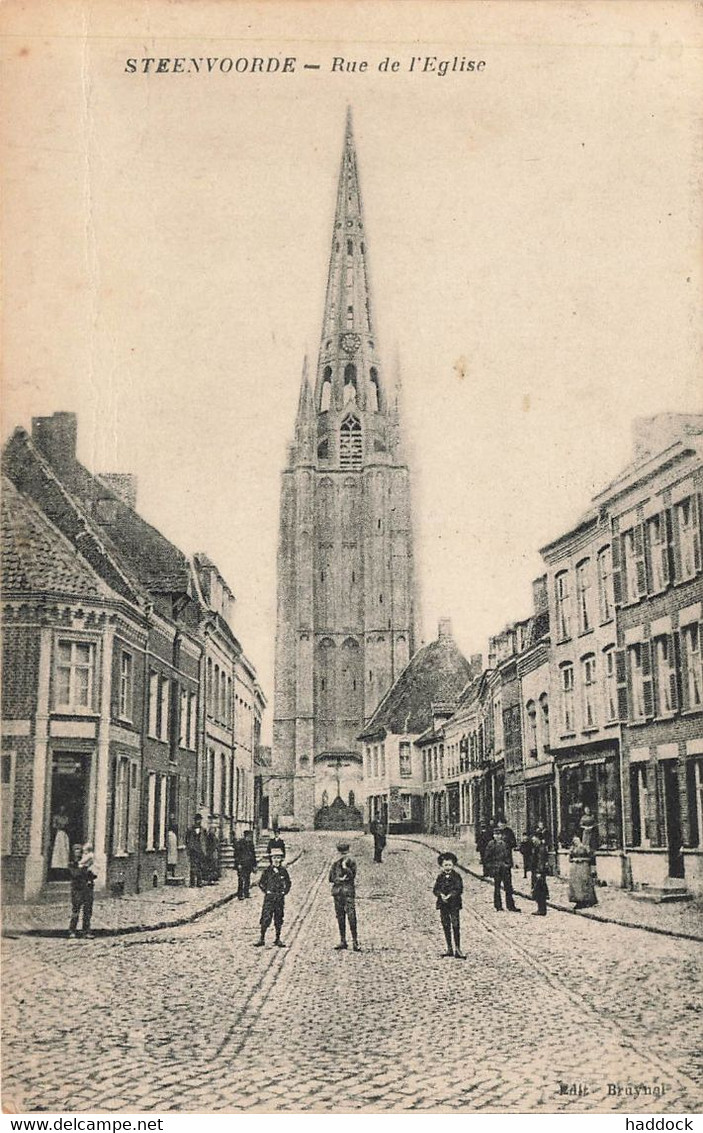 STEENVOORDE : RUE DE L'EGLISE - Steenvoorde