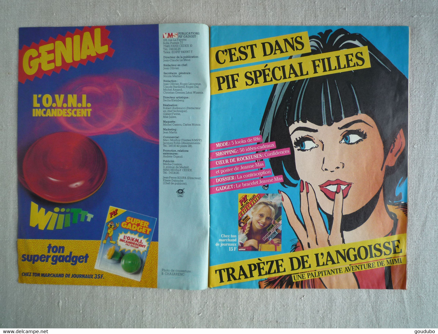 Le Nouveau Pif N° 820 Tout Zinzin Décembre 1984 Vaillant. - Pif - Autres