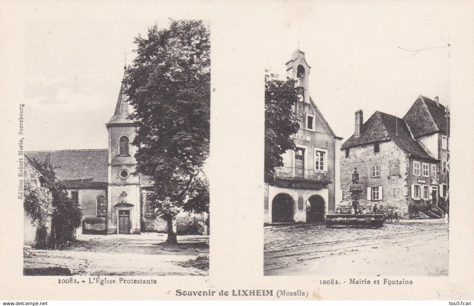 LIXHEIM - SARREBOURG - MOSELLE - (57) - CPA - DOUBLE-VUES. - Sarrebourg