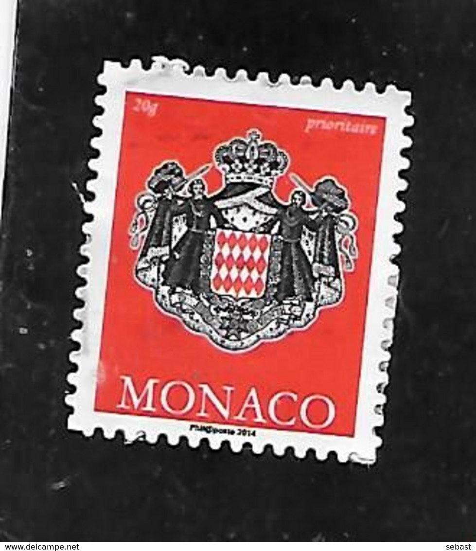 TIMBRE OBLITERE DE MONACO DE 2014 N° YVERT 2945 - Gebraucht