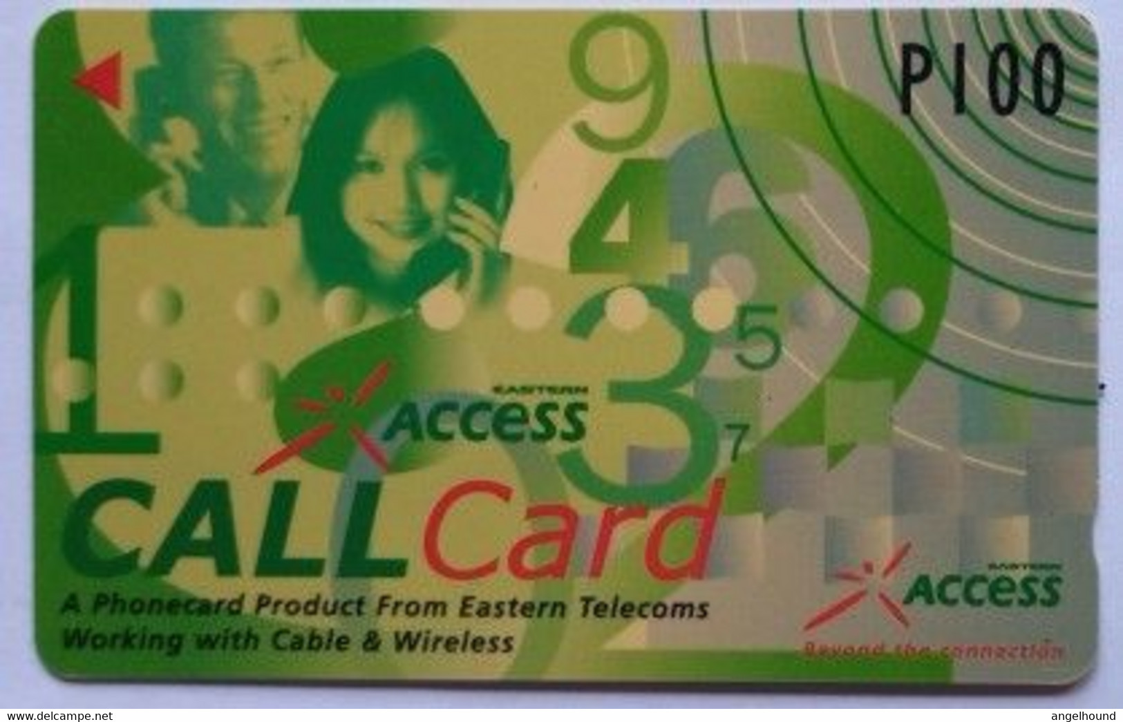 100 Peso Eastern Access Callcard MINT 320PETA - Philippines