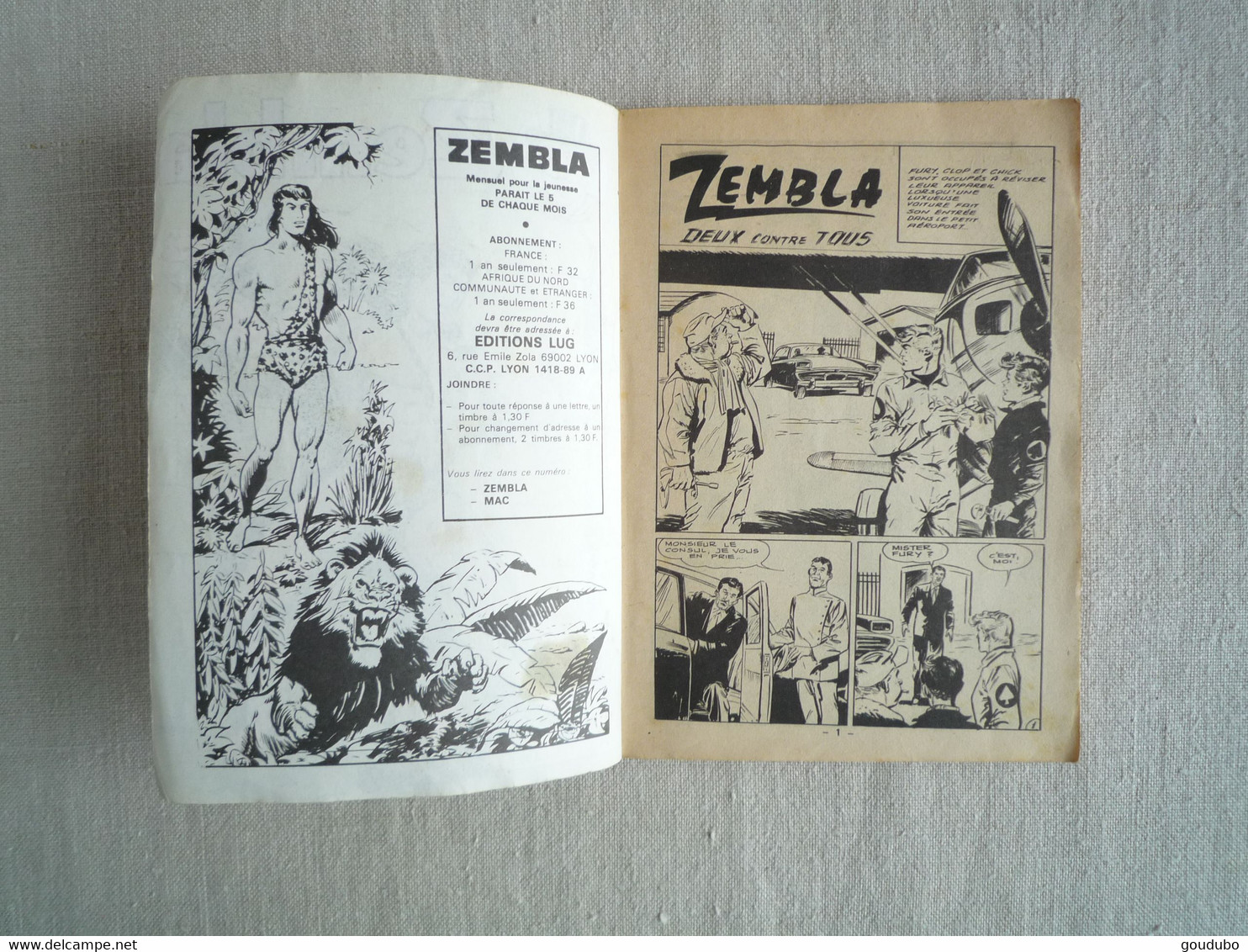 Zembla Mensuel N°298 Novembre 1979 Deux Contre Tous Animaux Célèbres James Cook. - Zembla